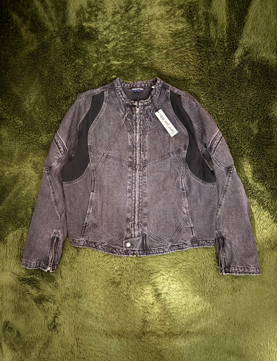 [XL] 코스트퍼킬로 V3 숄더 패디드 데님 모터사이클 자켓 상품이미지1