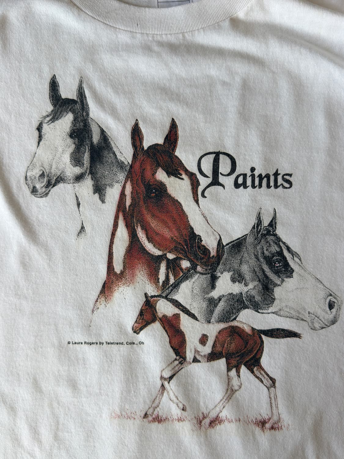 90s american paints horse 빈티지 티셔츠 상품이미지3