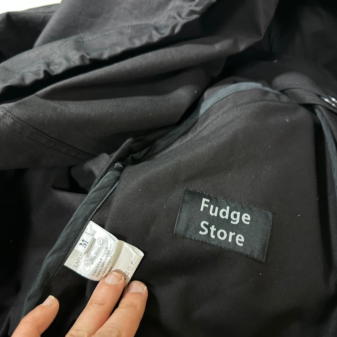 OS 라퍼지스토어 오버핏 블랙 M65 복각 피쉬테일 야상자켓 상품이미지6