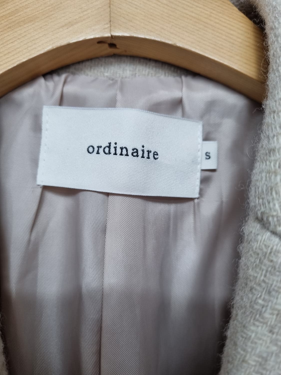 (택포) 가내스라 ordinaire 위드 울 코트자켓 상품이미지8