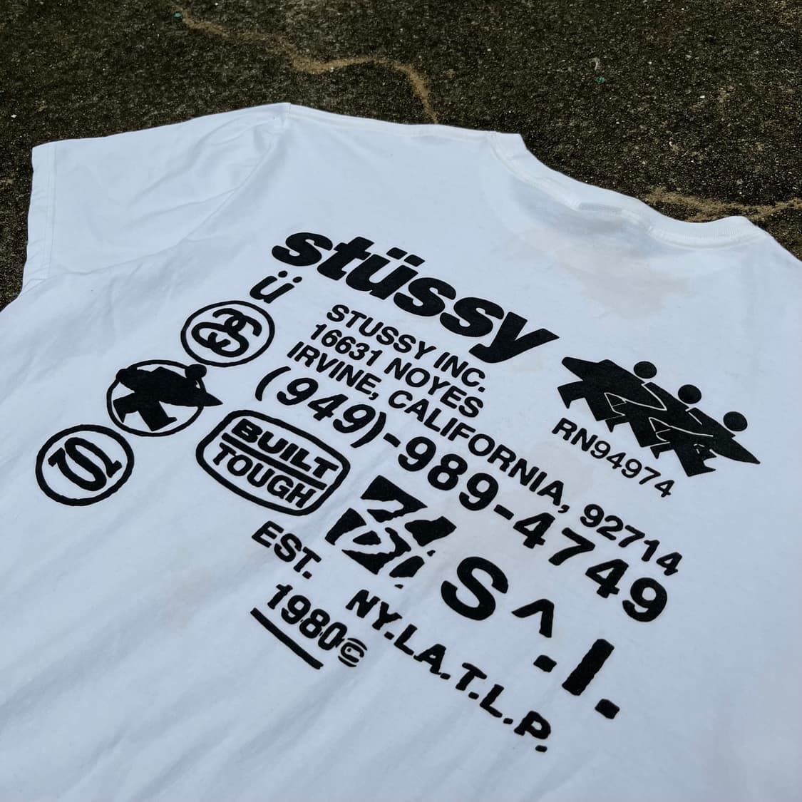 Stussy Built Tough Logo Tee 상품이미지2