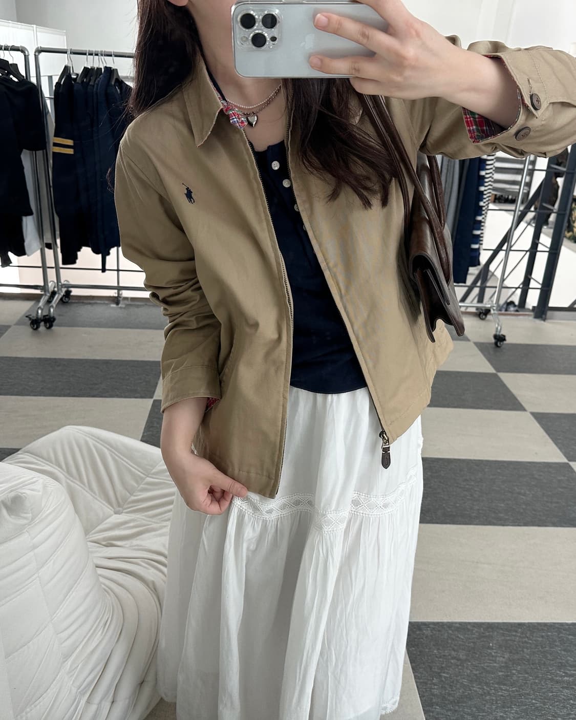 폴로 랄프로렌 베이지 해링턴 자켓  상품이미지9