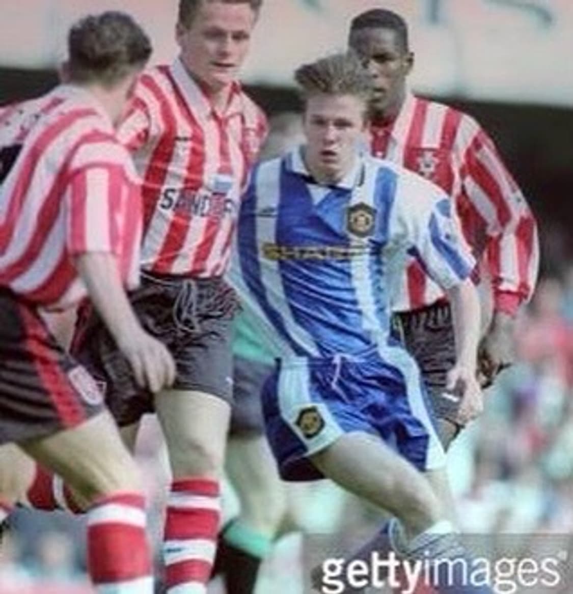 대장급 새상품급 엄브로 94년 맨유 어웨이 베컴유니폼 상품이미지4