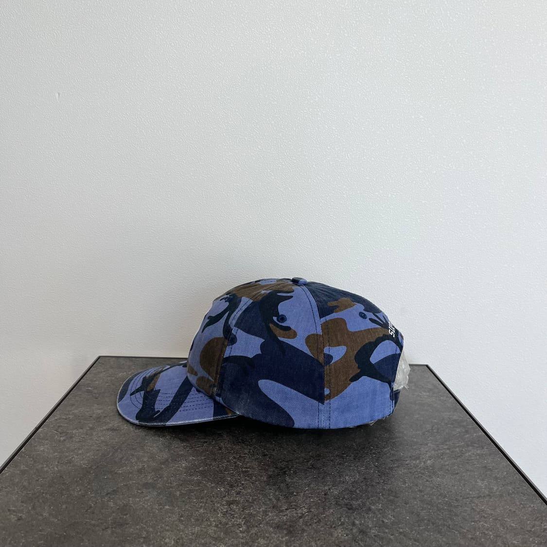 (OS) 슈프림 S로고 볼캡 모자 피그먼트 카모 네이비 상품이미지2