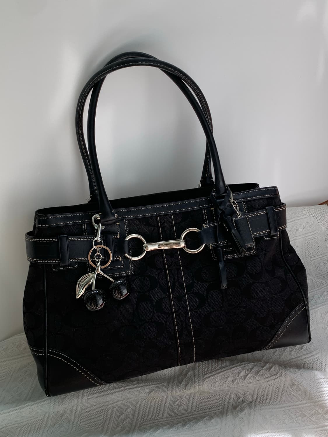 🖤 Coach 올블랙 숄더백 상품이미지2
