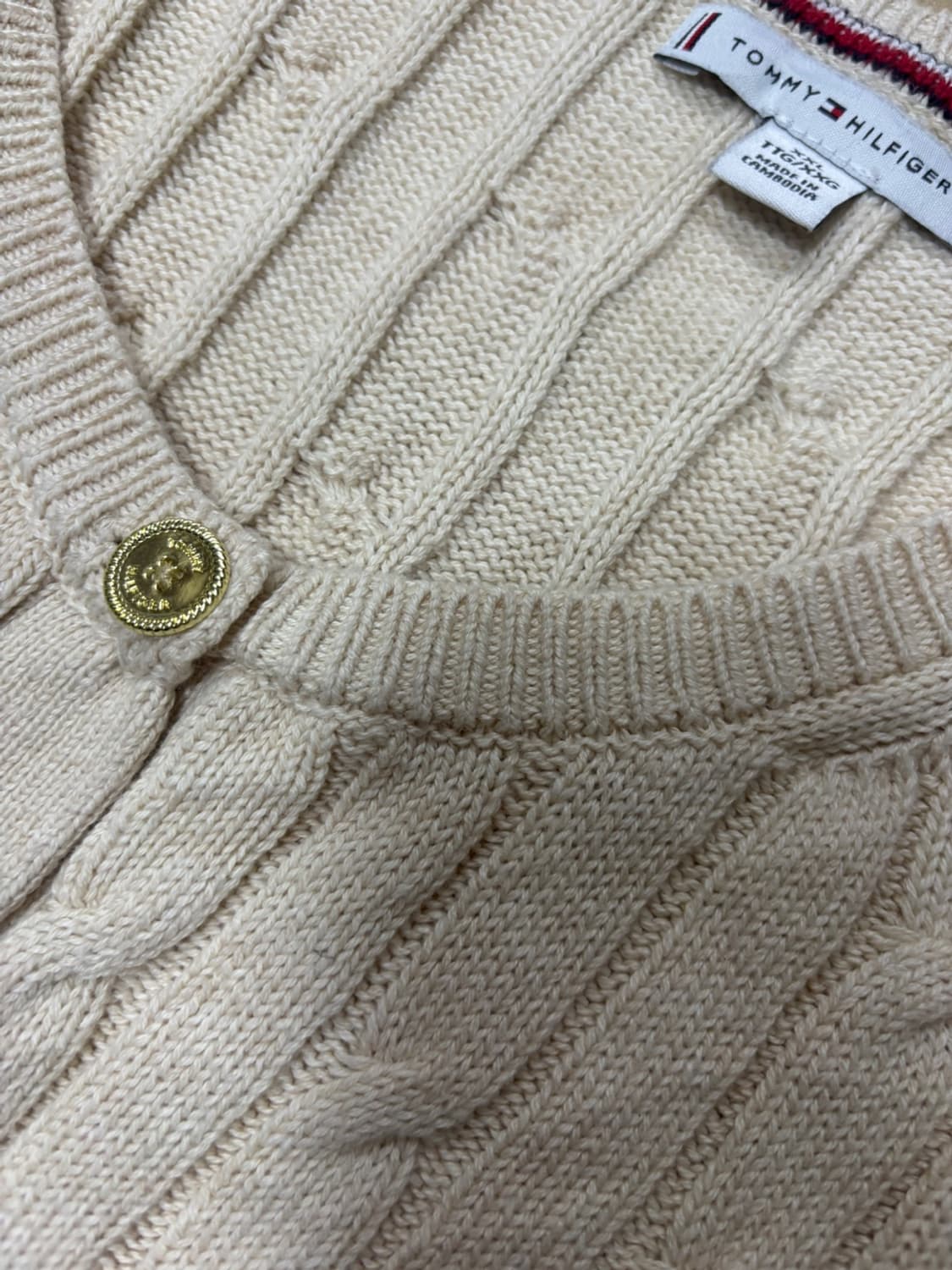 타미힐피거 XXL 니트 가디건 상품이미지3