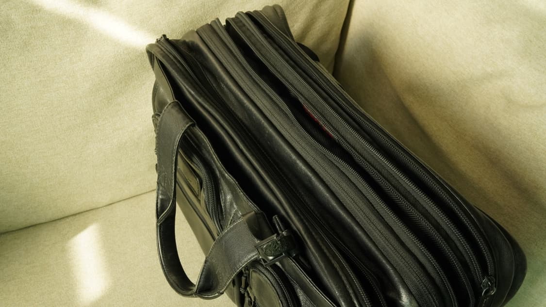 투미 Alpha Leather Expandable Organizer Br 상품이미지5