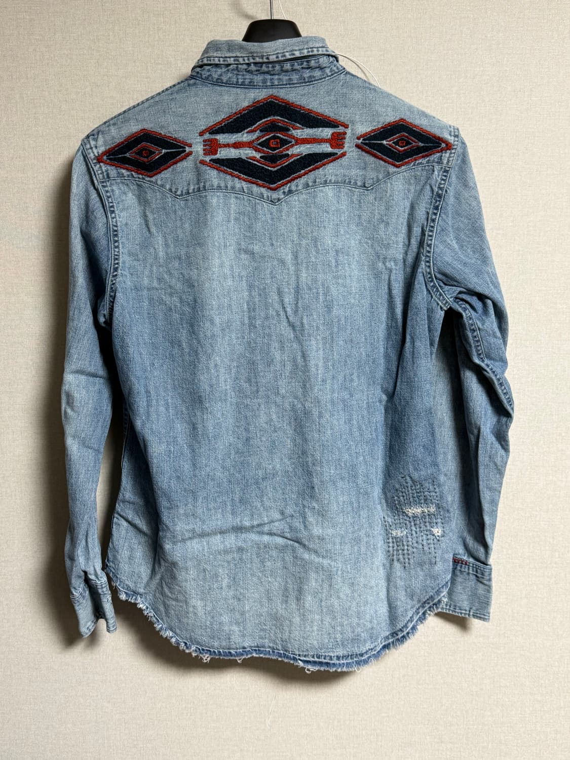 [M] 폴로 랄프로렌 사우스웨스턴 자수 데님 웨스턴 셔츠 상품이미지2