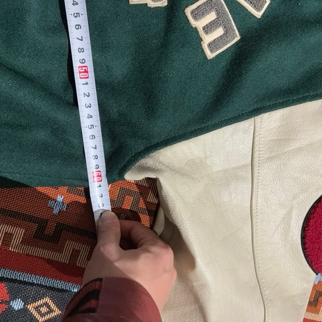 일제 빈티지 ifco 소가죽 바시티 자켓 상품이미지9