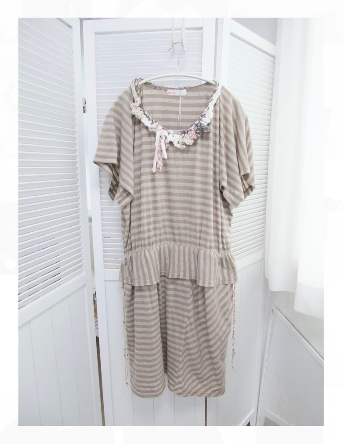 네넷 패브릭 트위스트 원피스 상품이미지1