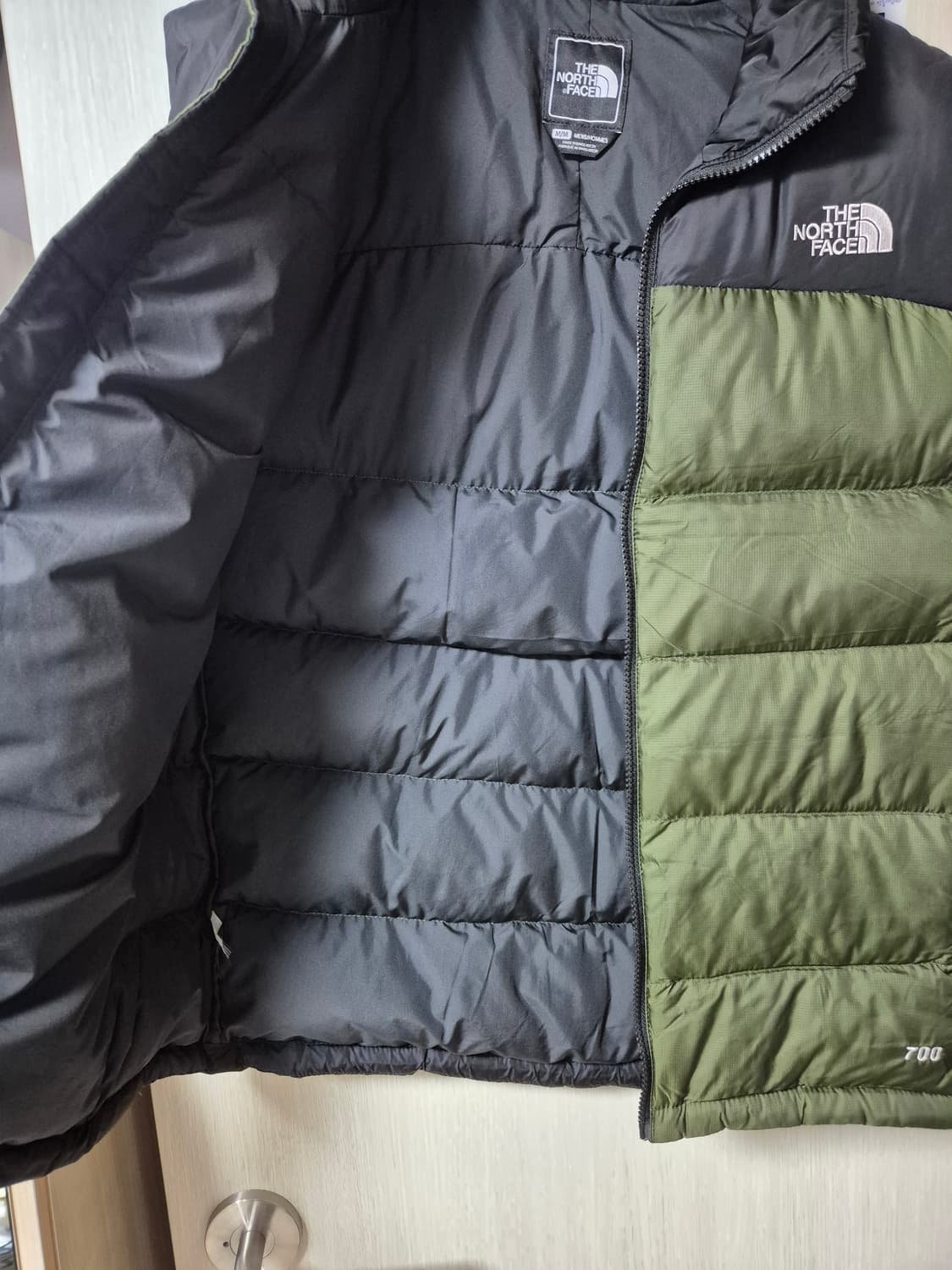 (정품) 노스페이스 구스다운 700 눕시 베스트 M 상품이미지3