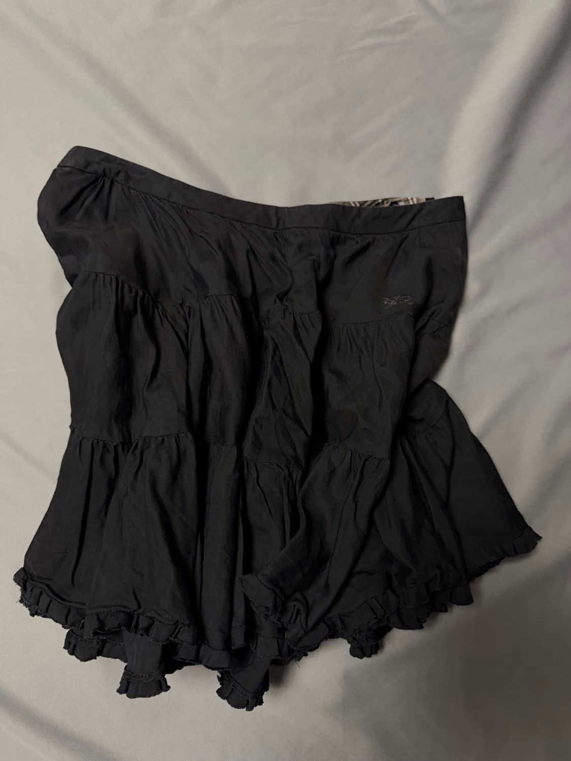 버버리 리본 티셔츠 + 프릴 스커트 코디 세트 상품이미지5