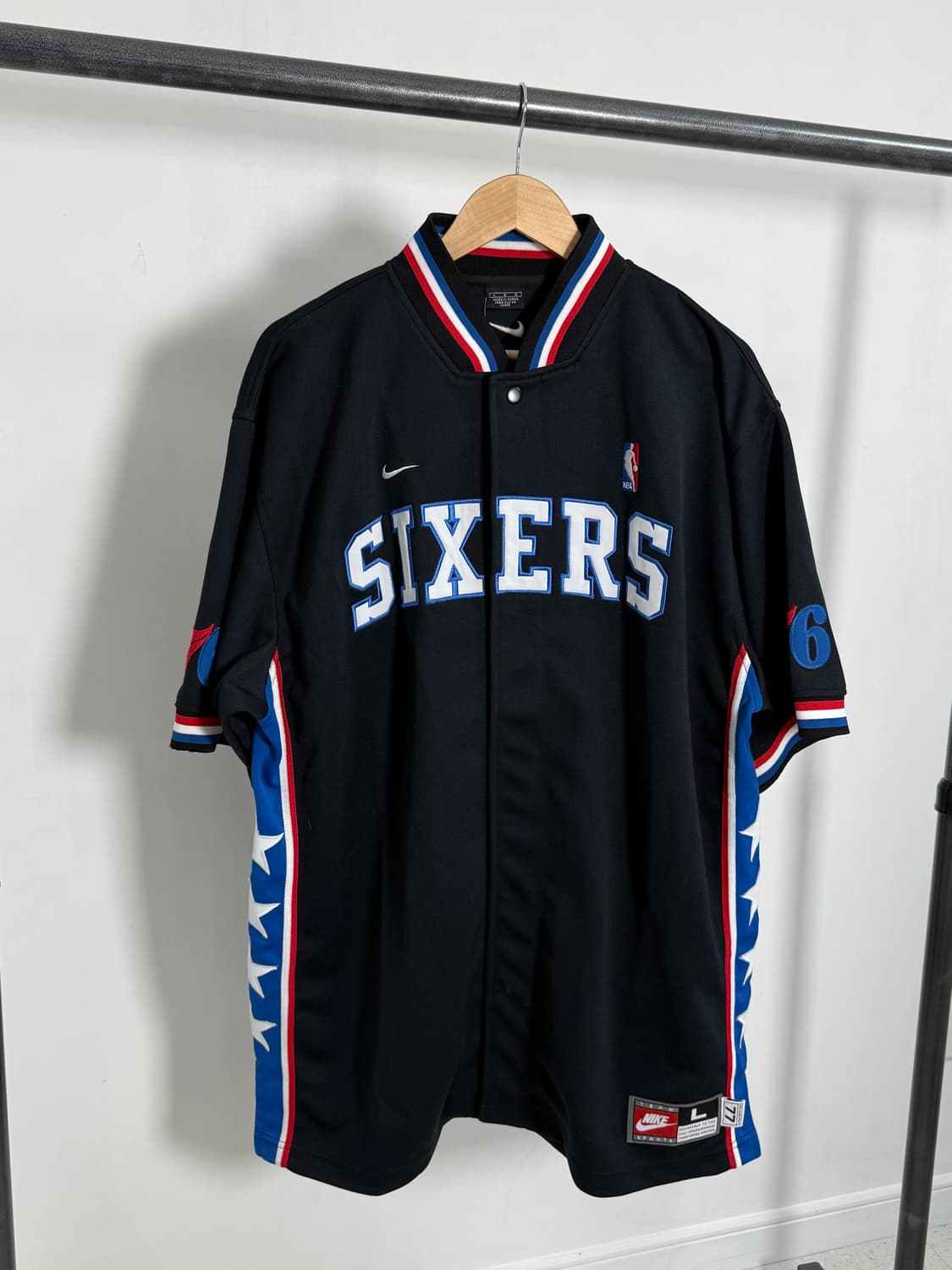 나이키 90‘s 필라델피아 76ers 슈팅 반팔져지 상품이미지1