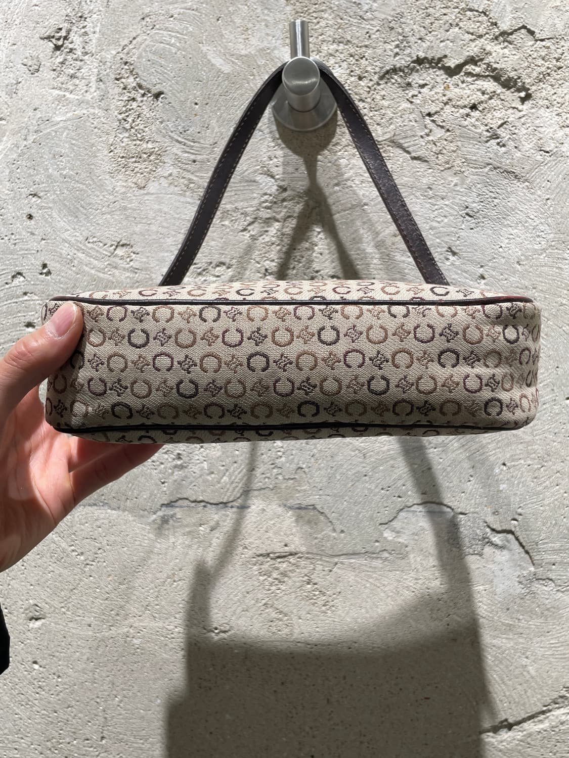 올드 셀린느 라이트 베이지 마카담 미니 숄더백 상품이미지6