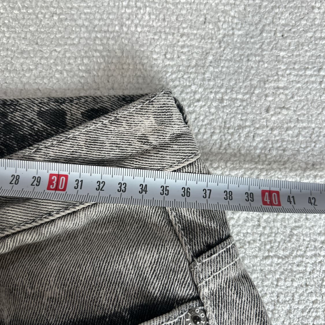 OOTJ vtg 그레이 레오파드 데님팬츠 29 상품이미지6