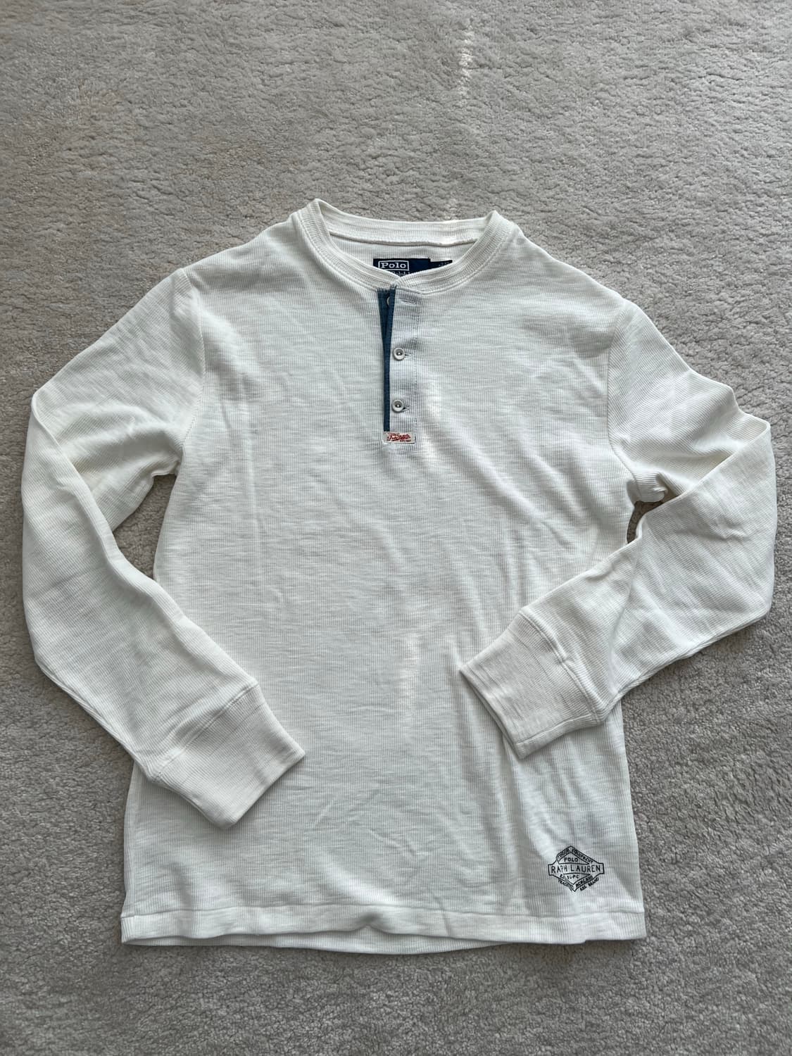 폴로랄프로렌 슬러브 와플 니트 헨리 셔츠 상품이미지1