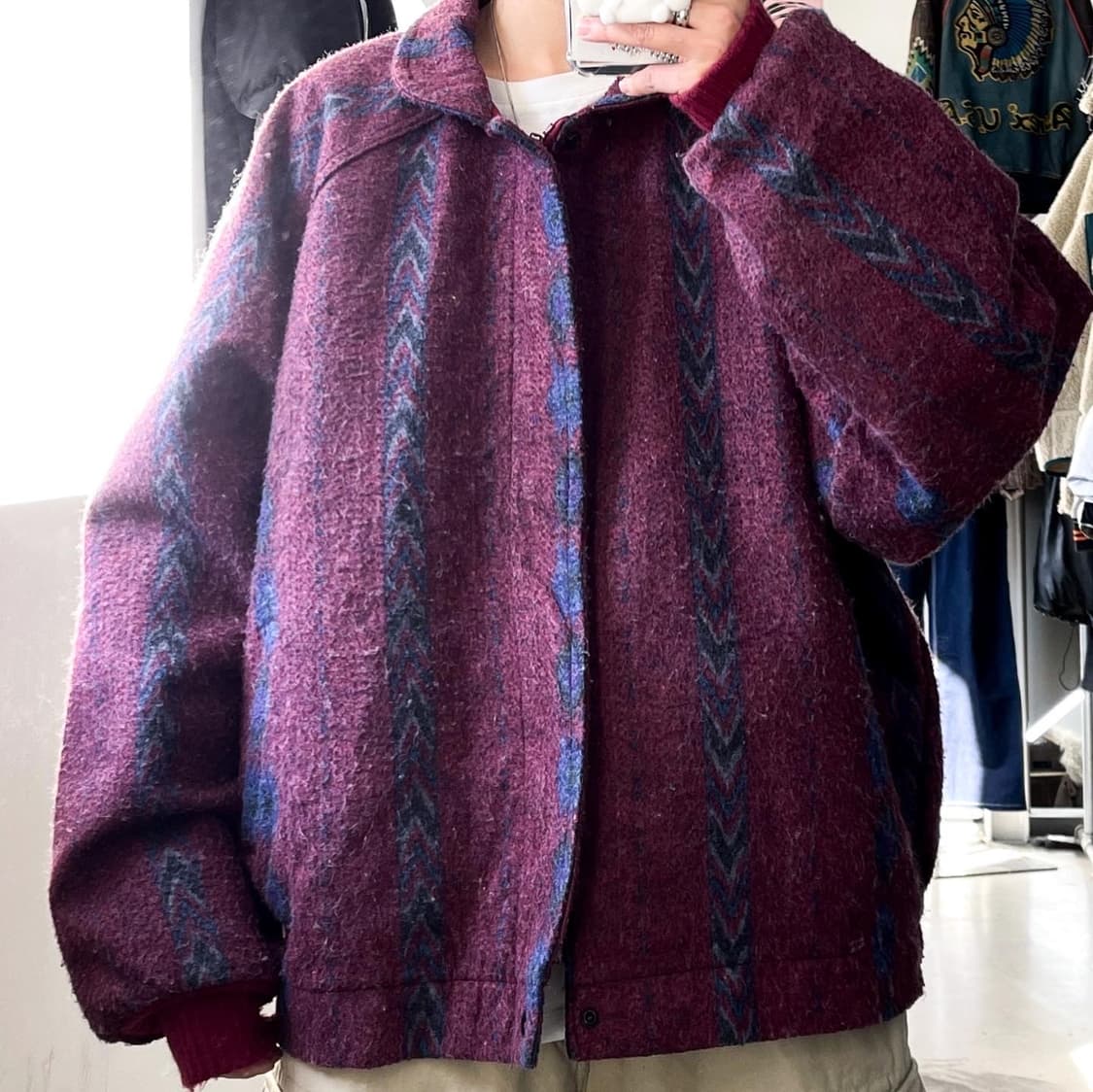 월스마운틴 80s USA 아메리칸 아즈텍 봄버자켓 상품이미지1