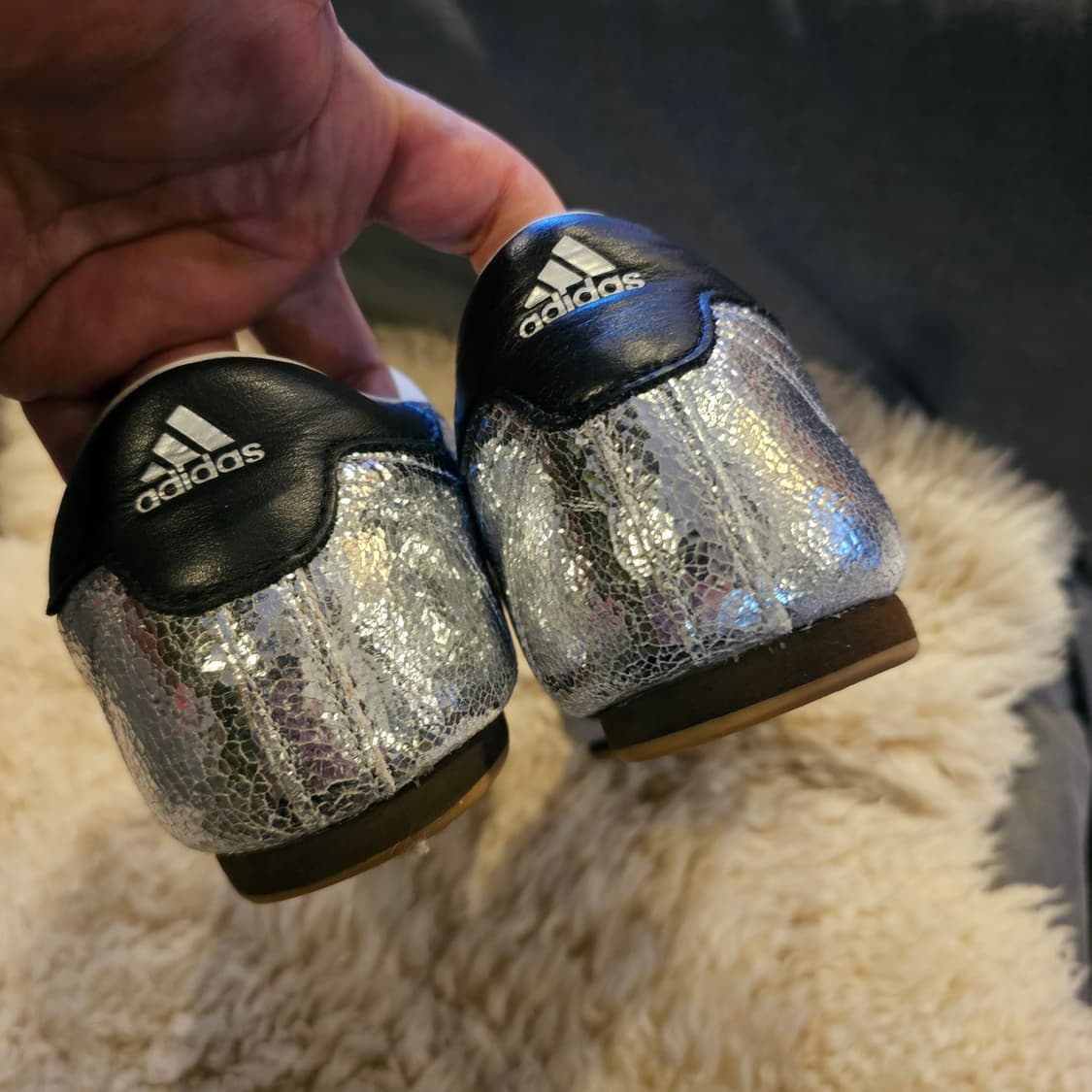 265 아디다스 태권도 메탈릭 실버 상품이미지3