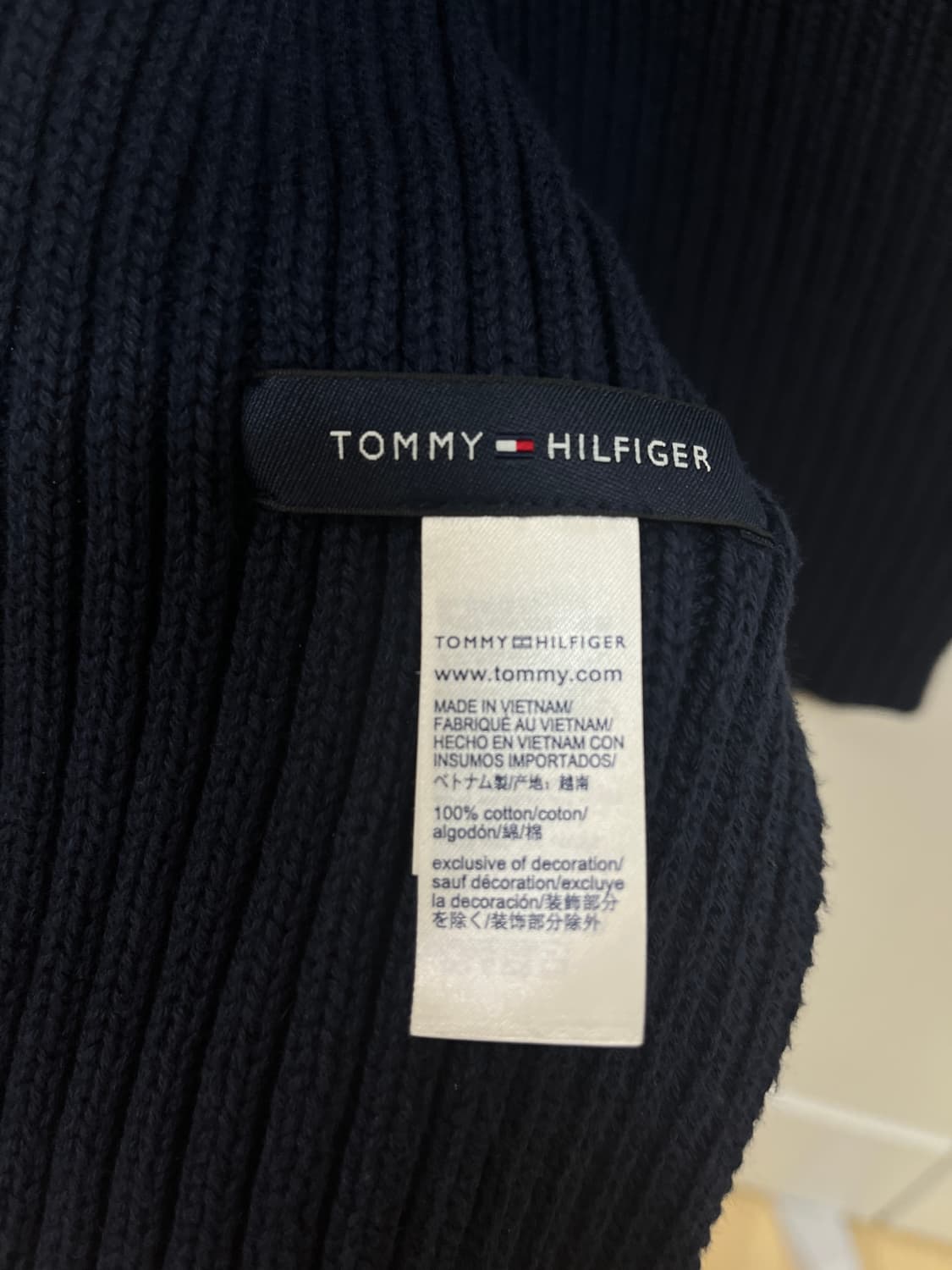 타미힐피거 남녀공용 니트 목도리, 머플러 상품이미지3