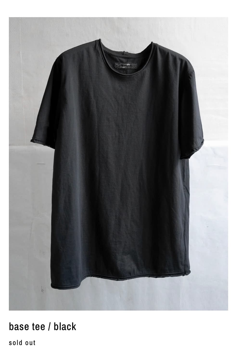 base tee / black [L] 상품이미지1