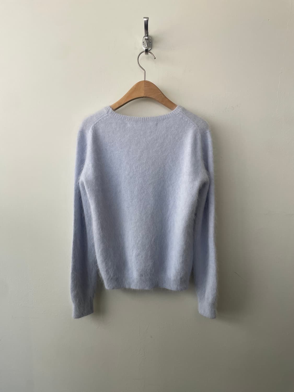 vintage crew neck angora knit 상품이미지4
