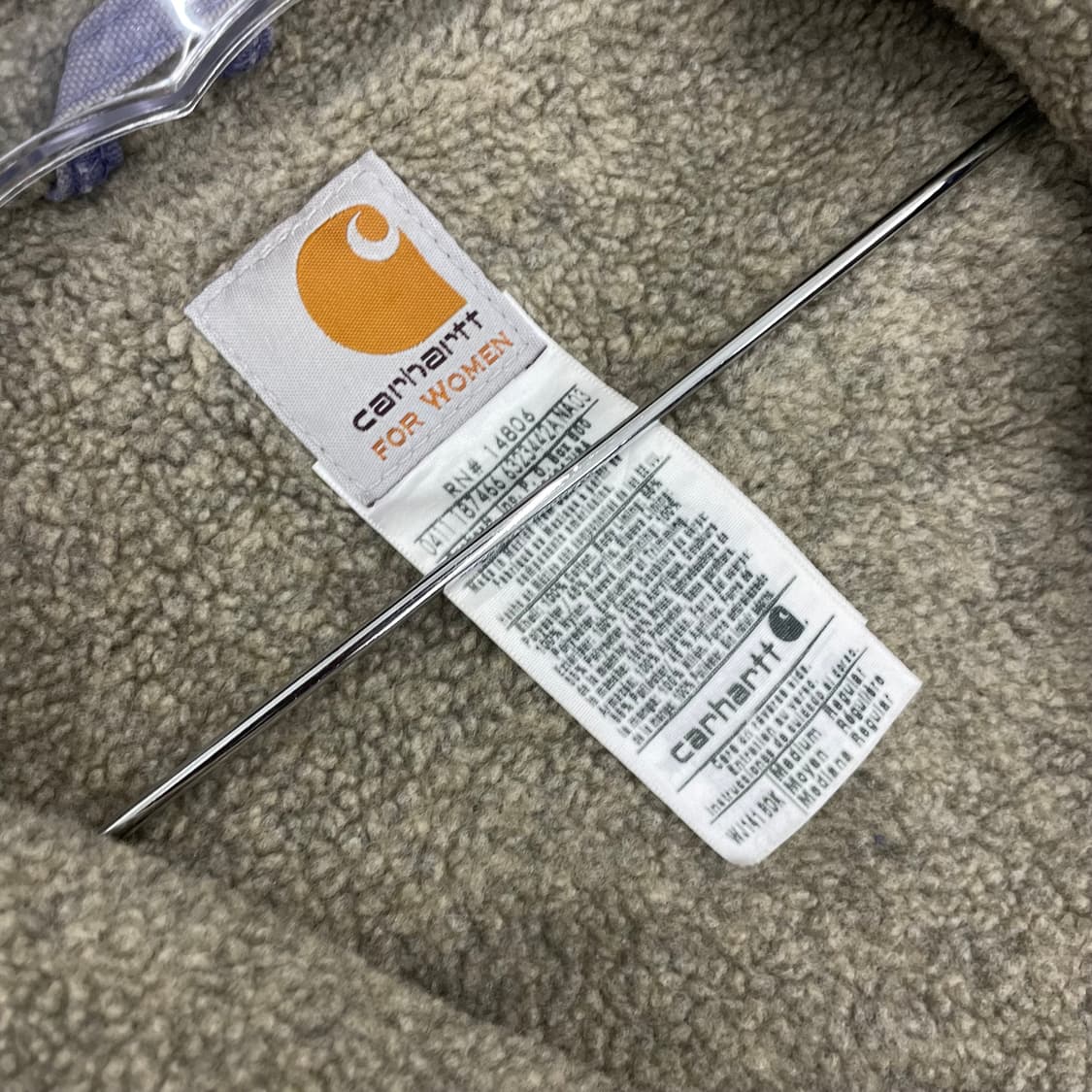 칼하트 OG WJ141 페이딩 퍼플 시에라 덕액티브 후드 워크자켓 상품이미지4
