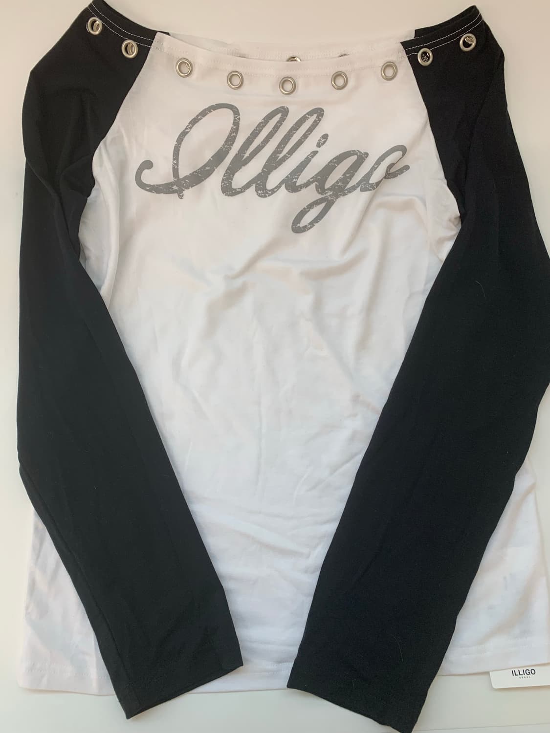 래글런 오프숄더 롱슬리브 블랙 상품이미지6