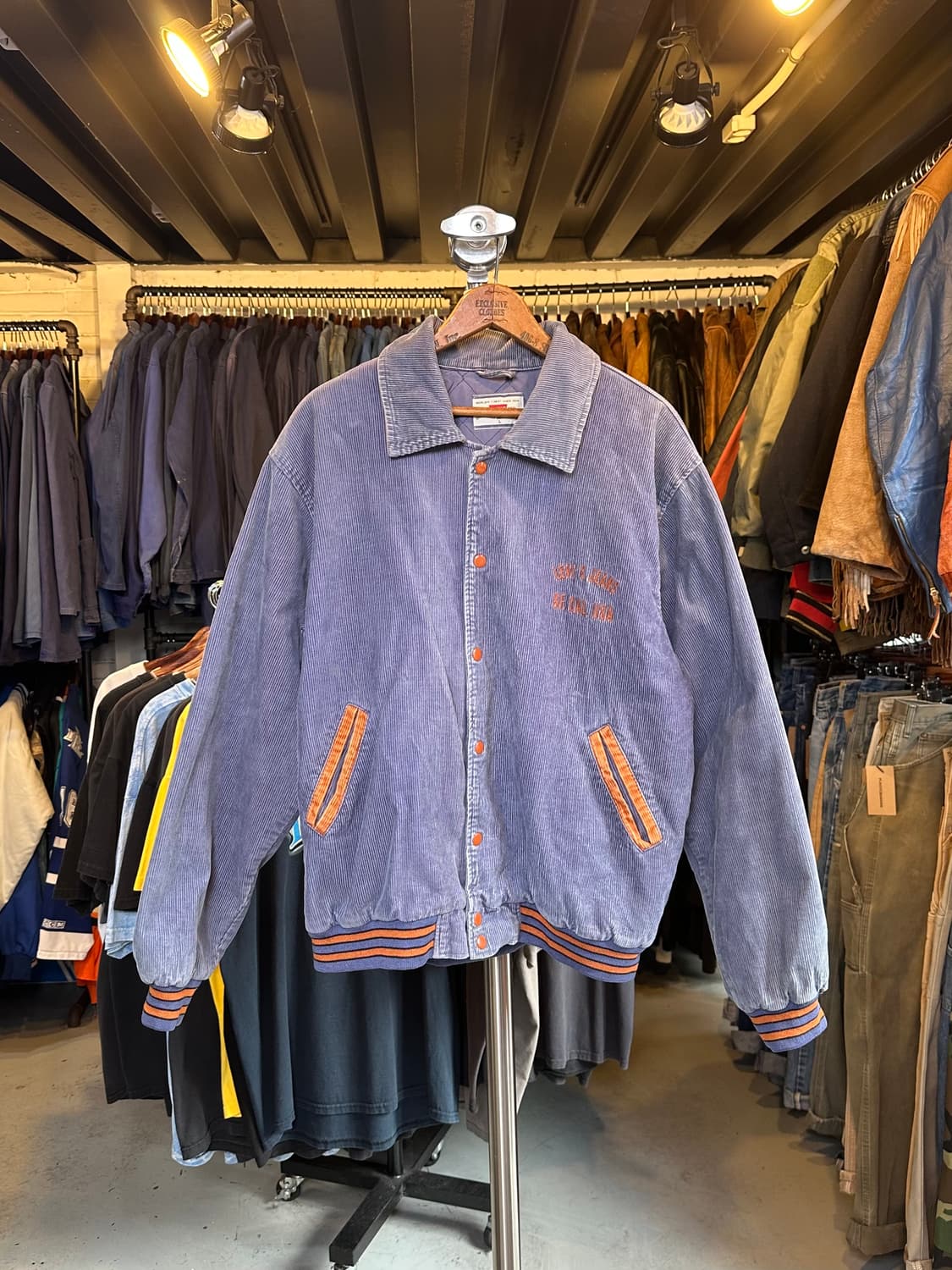 90s 리바이스 페이드 코듀로이 바시티 자켓 상품이미지1