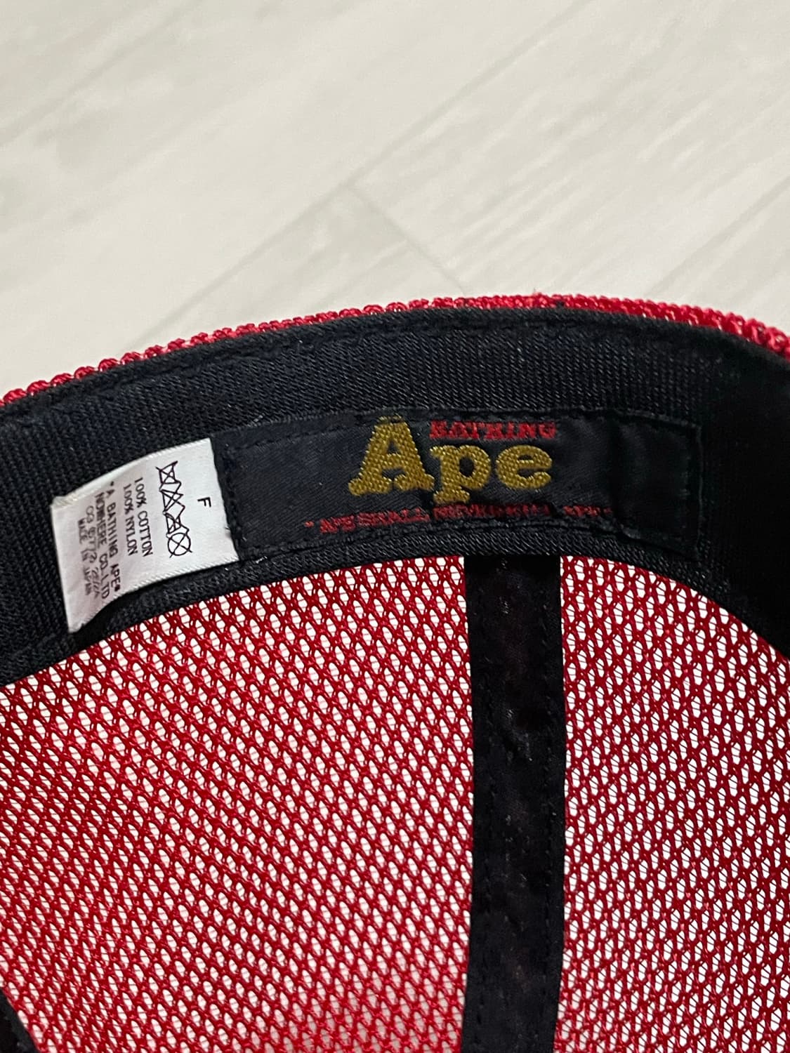 올드 베이프 컬리지 메쉬 캡 상품이미지3