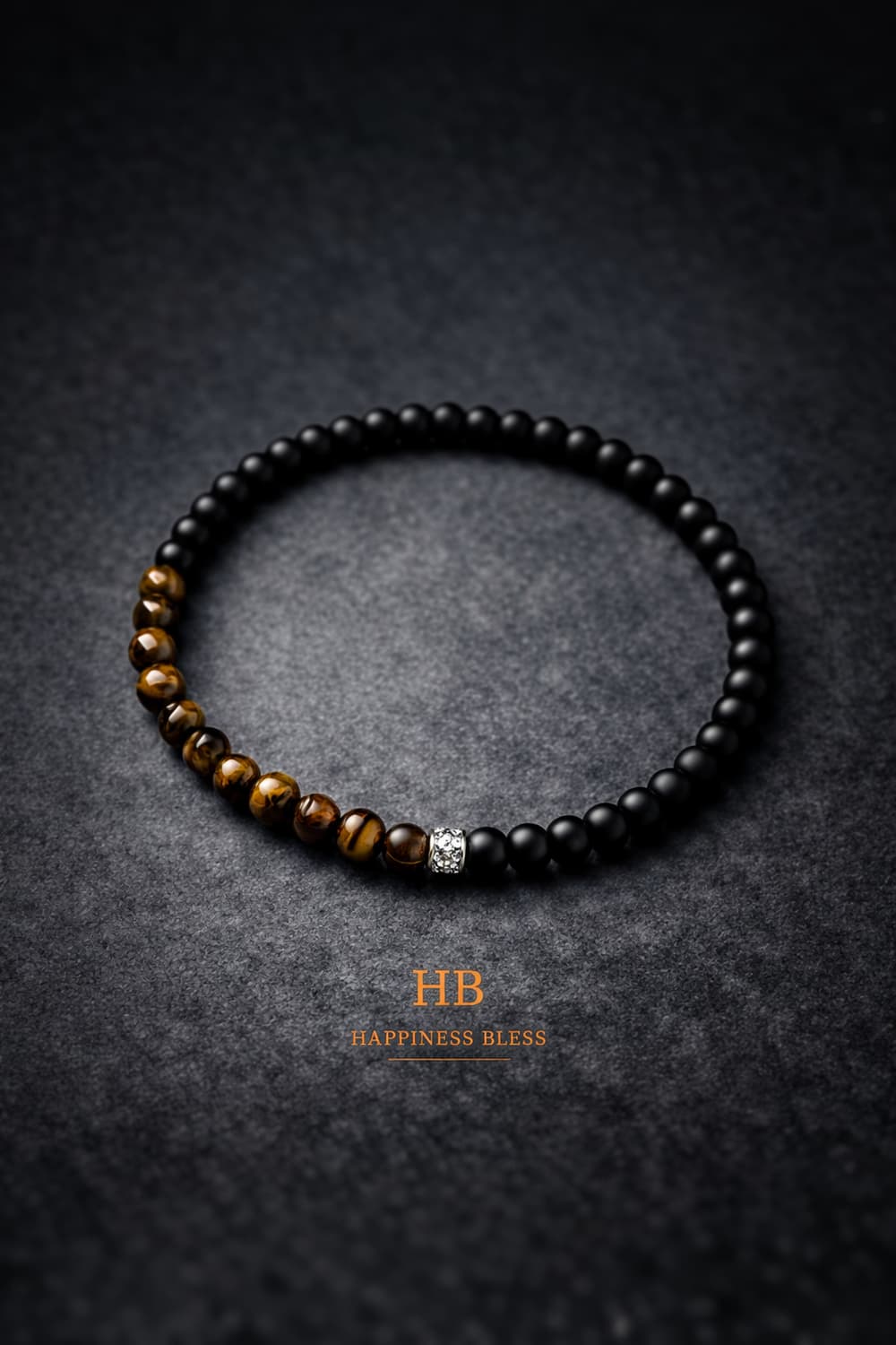 4mm 오닉스 & 호안석 팔찌 | 3 Designs 상품이미지1