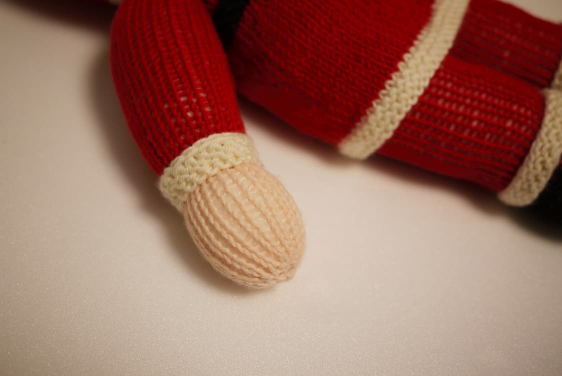 핸드메이드 산타클로스 뜨개 인형 상품이미지5