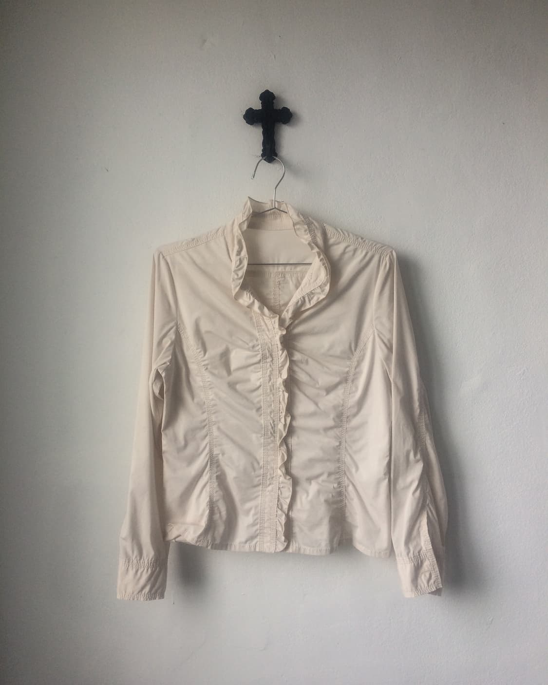 Frill shirring shirt 상품이미지2