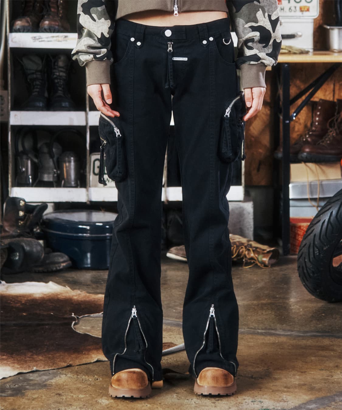 더바이닐하우스 WASHED MILITARY CARGO PANTS 상품이미지3