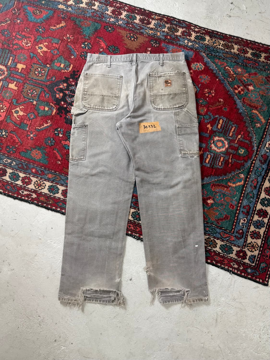 OG 칼하트 더블니 다크브라운 칼하트 B136 DKB 썩블니 상품이미지4