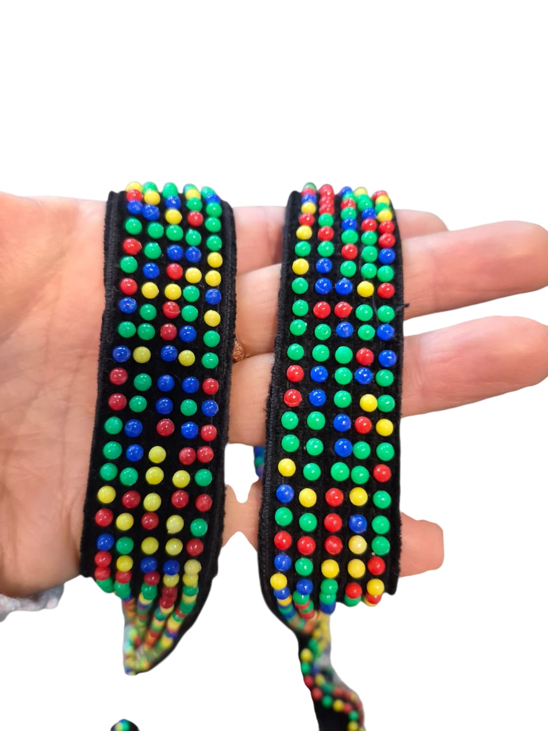 일본 레토로 비즈복주머니가방 상품이미지3