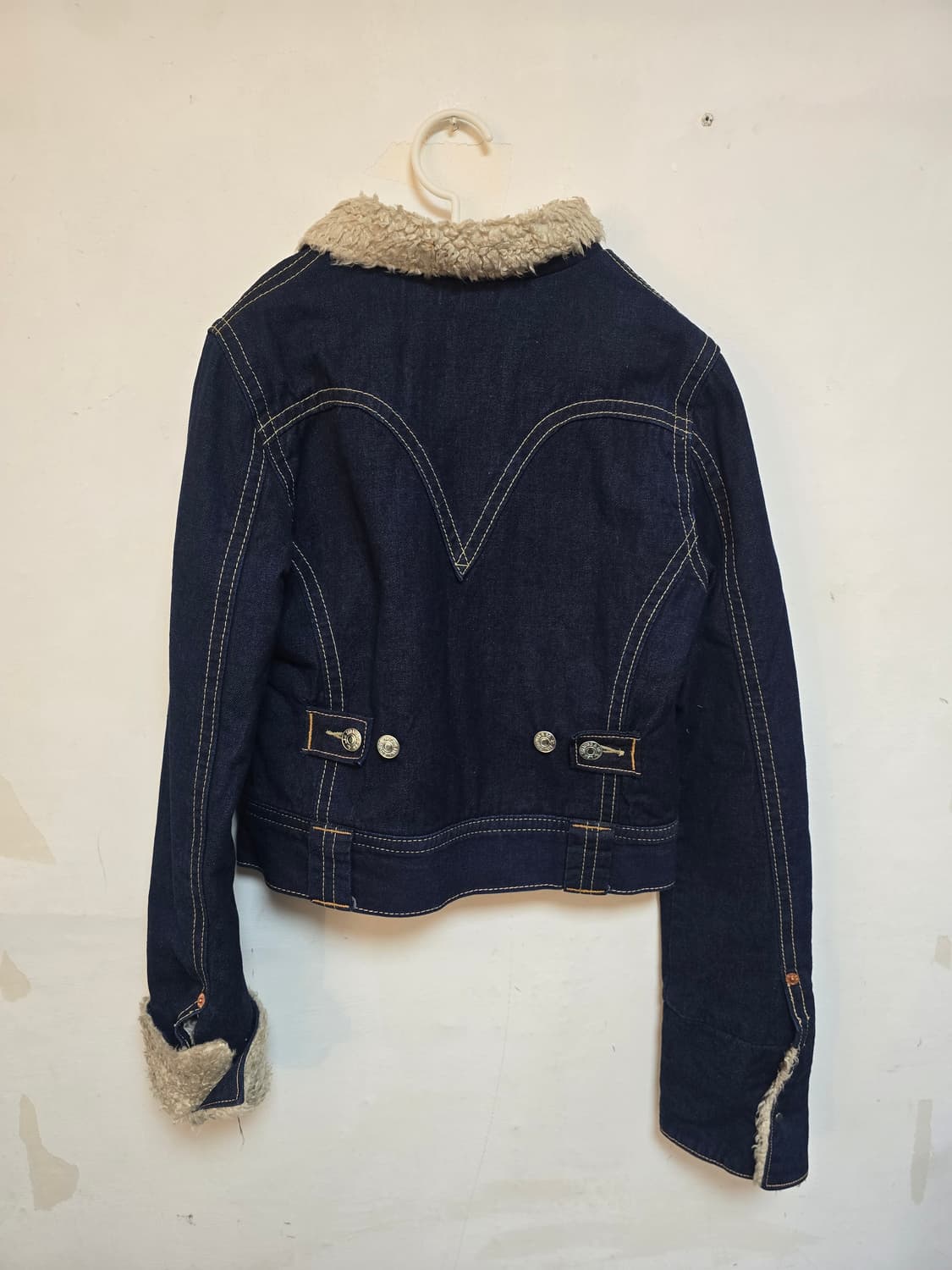 리바이스 여성 양털 데님 자켓 95 (새상품) 상품이미지4