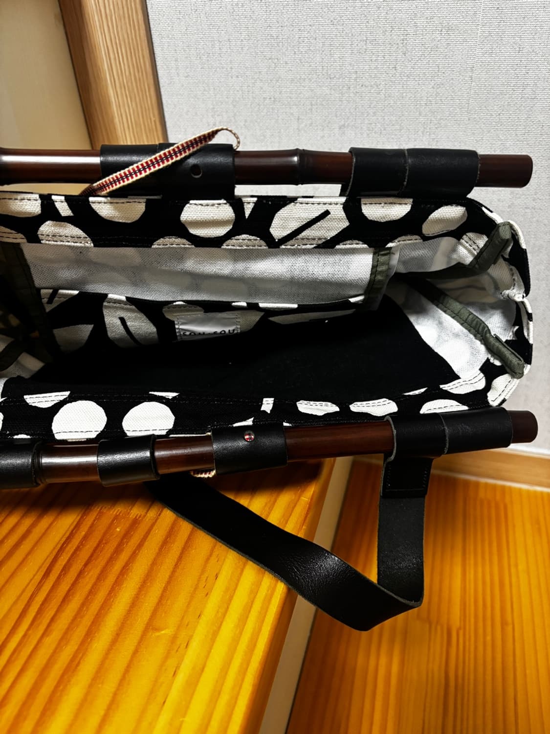 소우소우(sousou) 대나무손잡이 토트백 - [쇼핑백포함] 상품이미지4