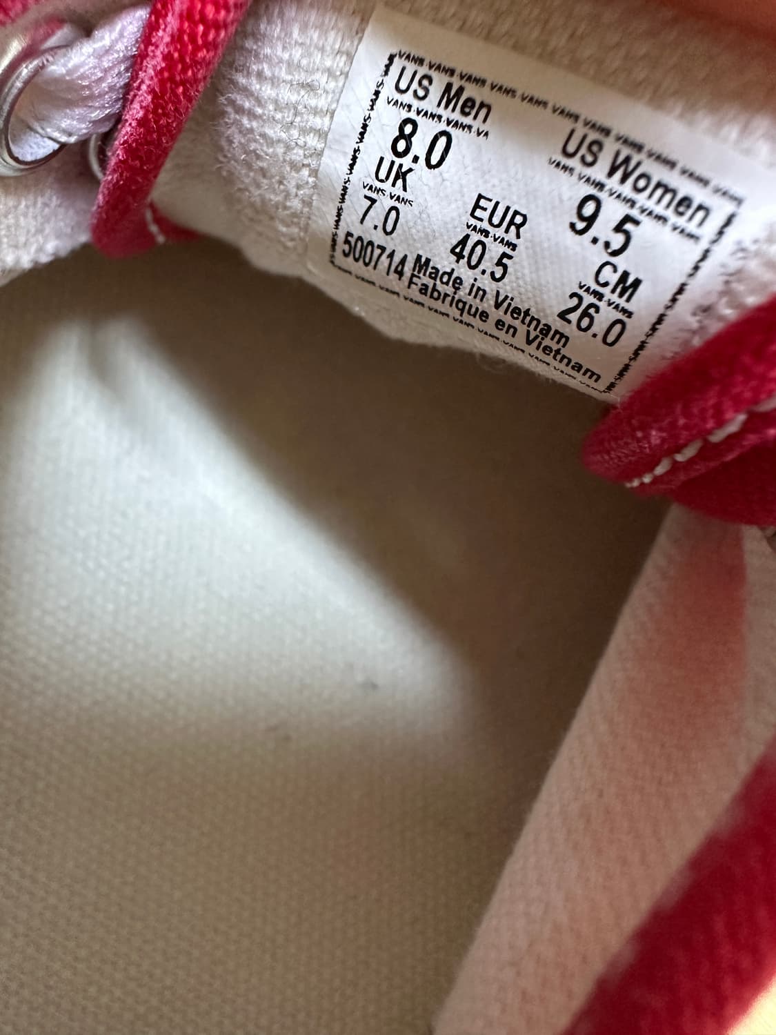 반스 어센틱 레드 260 상품이미지7