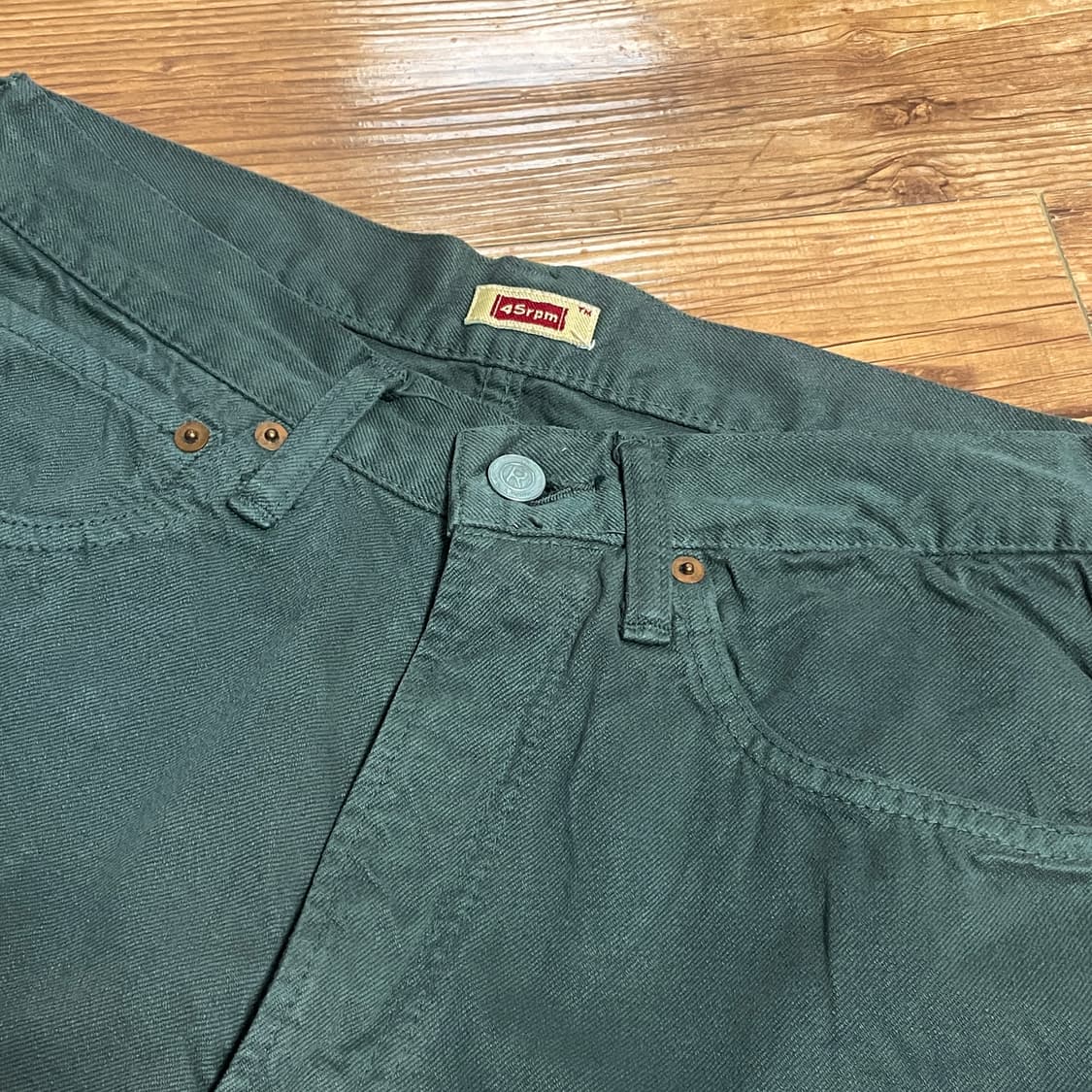 45rpm 치노팬츠 카키 30사이즈 상품이미지3