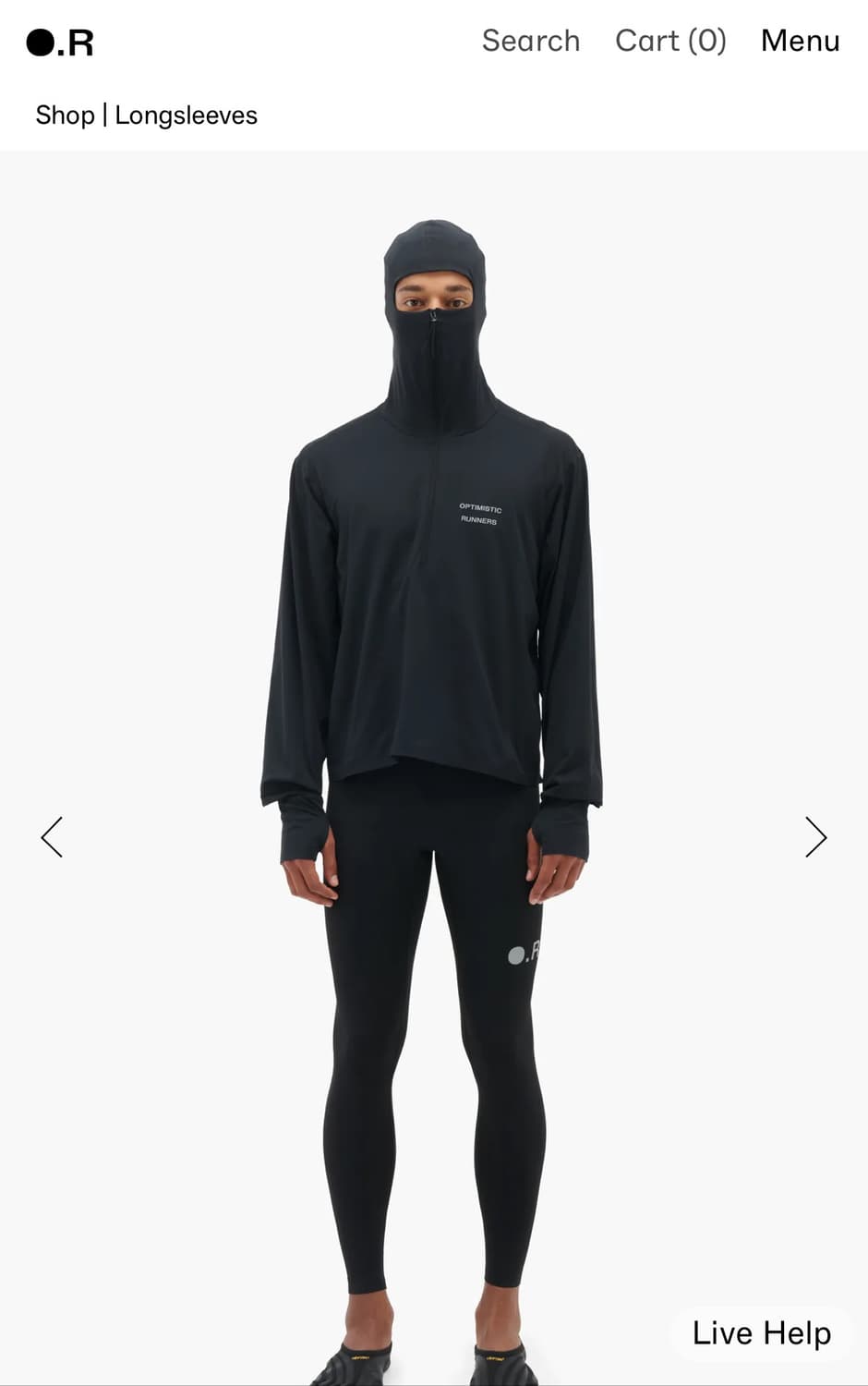 [XL] OPTIMISTIC RUNNERS 바라클라바 후디 상품이미지1