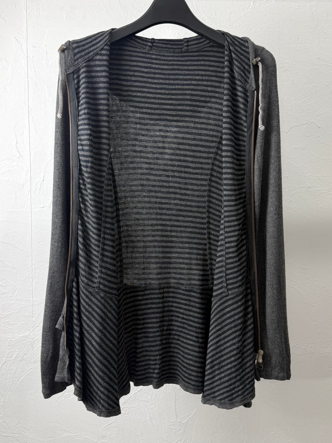 Oe-ro:z 투웨이 레이어드 후드 집업 상품이미지4