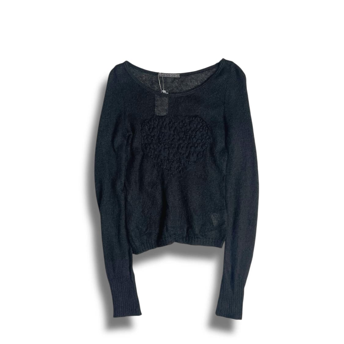 Liu jo 하트 포인트 모헤어 블렌드 니트 (italy)   상품이미지1