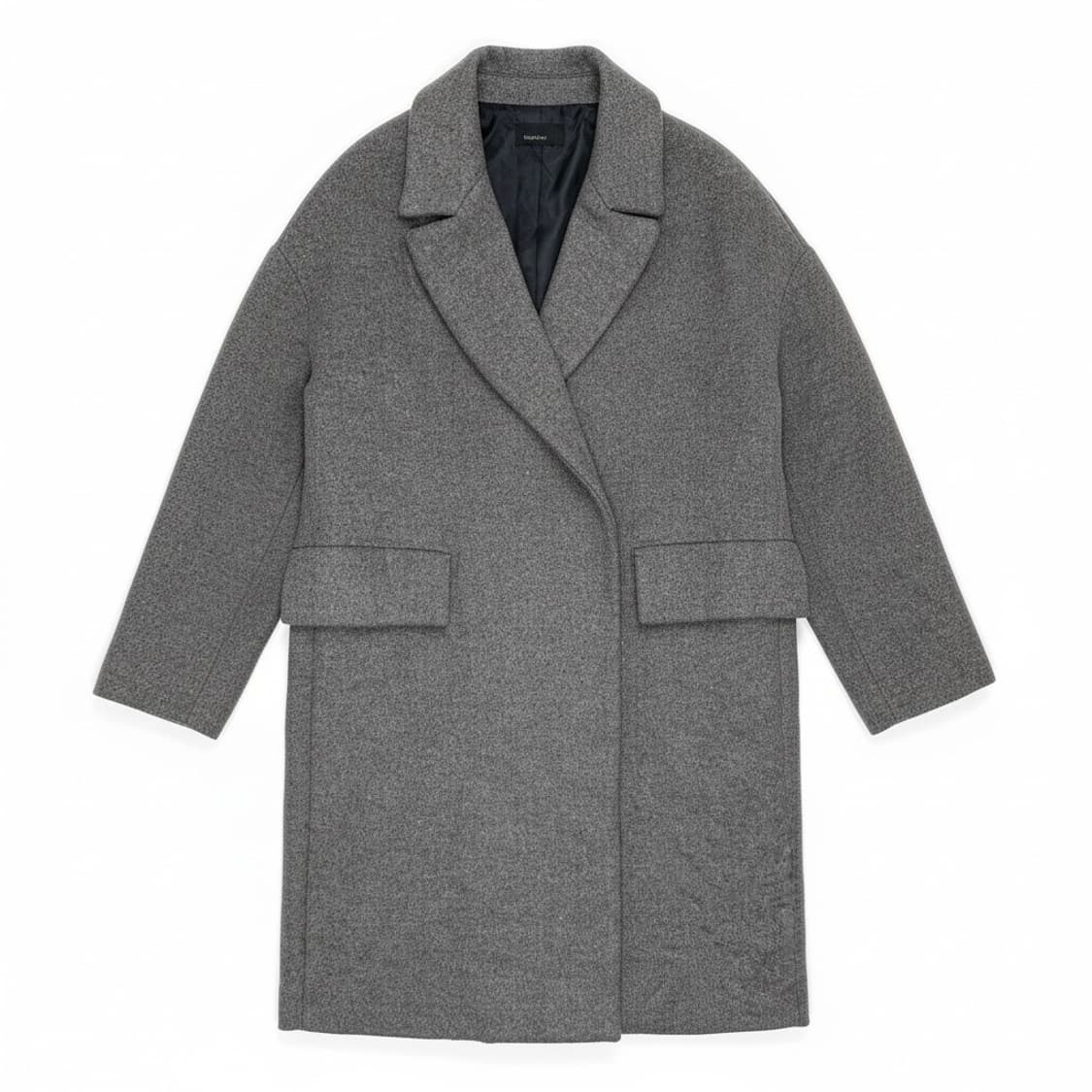 베네통 오버핏 롱 울코트 상품이미지1