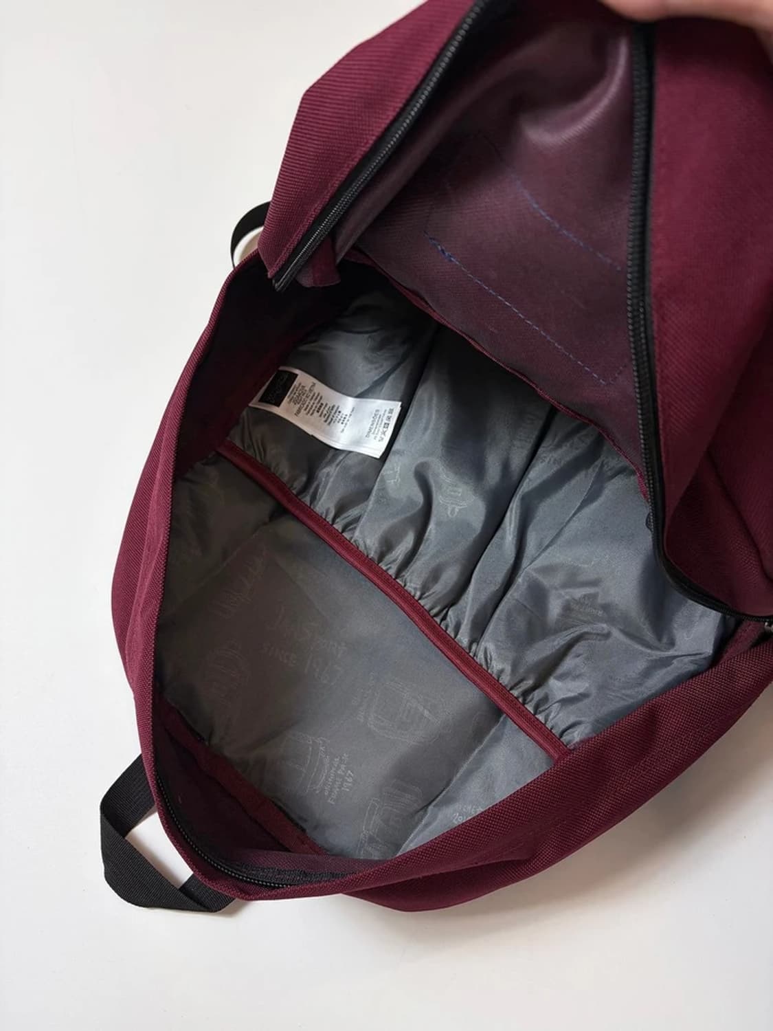 잔스포츠 Y2K 버건디 마룬 백팩 Q1536 상품이미지7