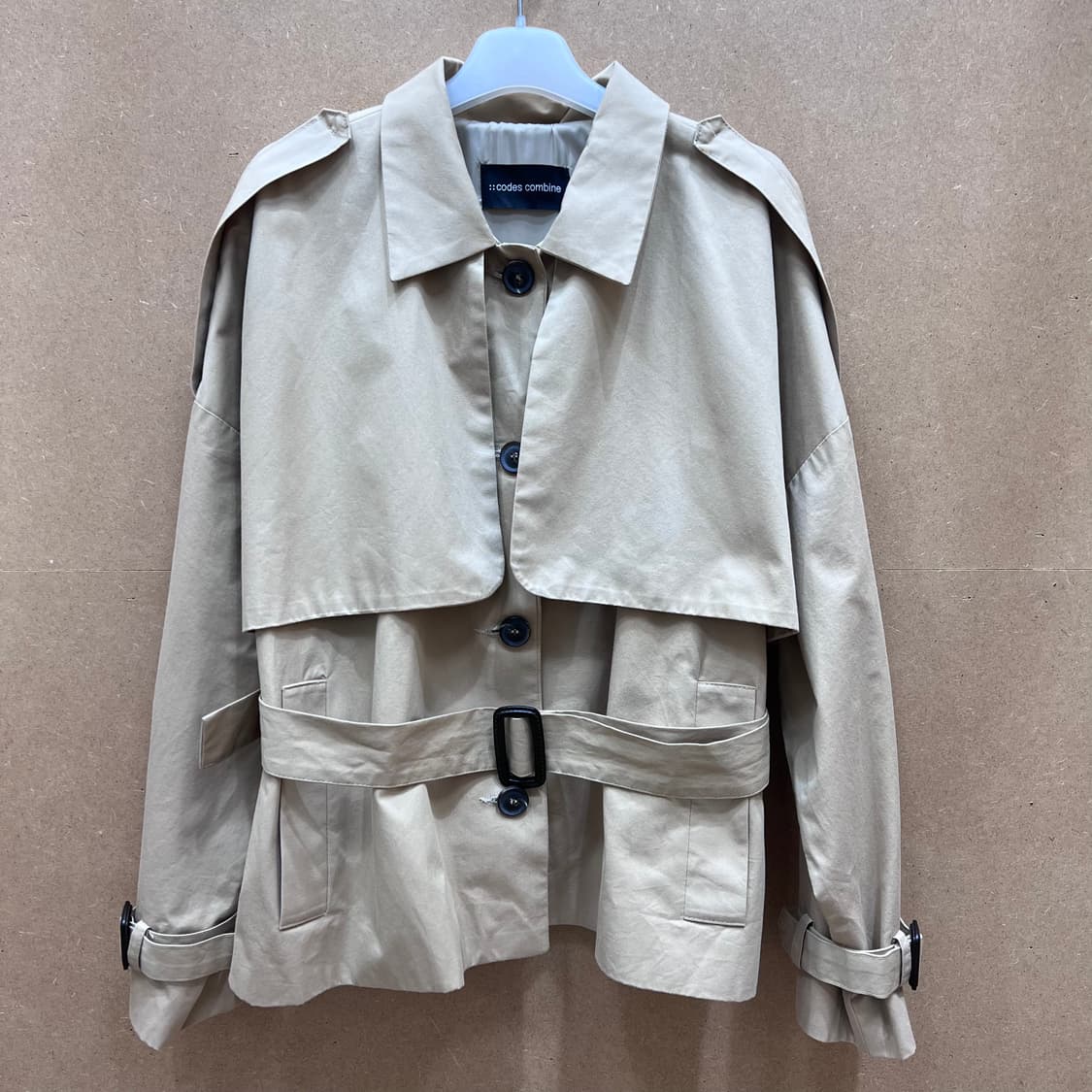 코데즈컴바인 숏 트렌치 자켓 상품이미지1