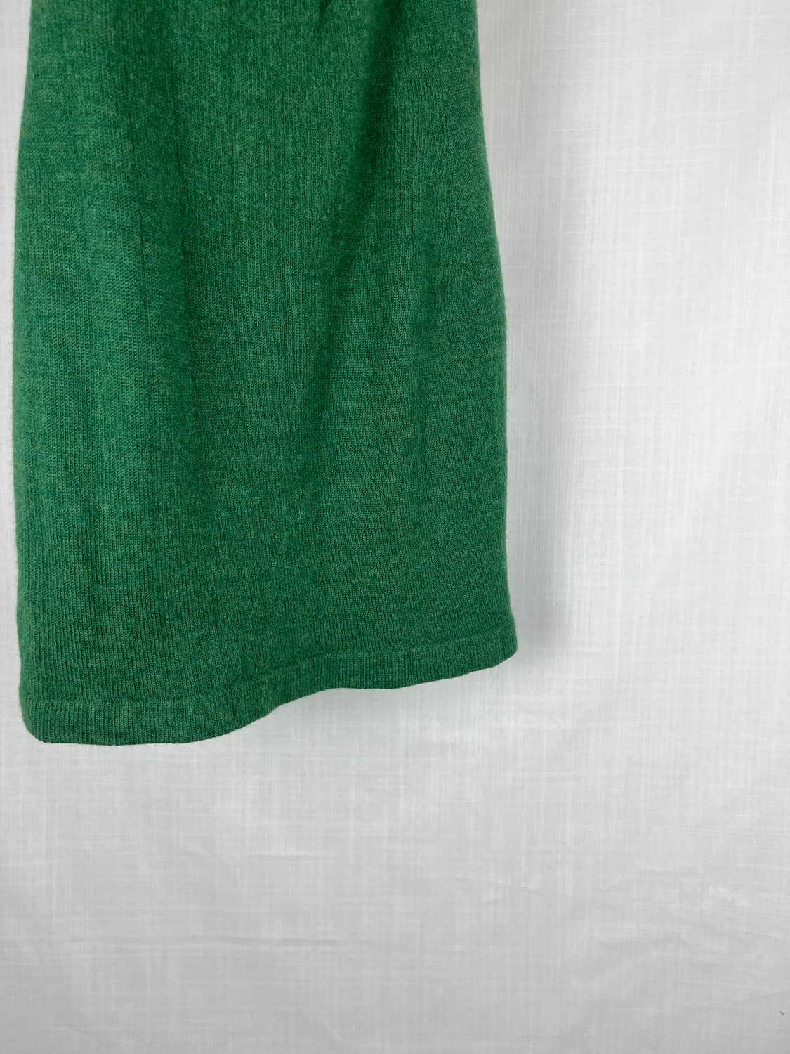 Vintage 울 혼방 연두색 니트 스커트  상품이미지3