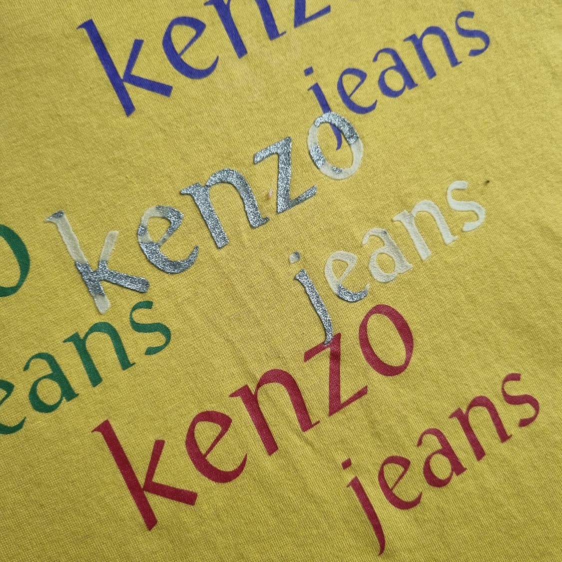 KENZO JEANS 백 로고 프린팅 티셔츠 1971 상품이미지7