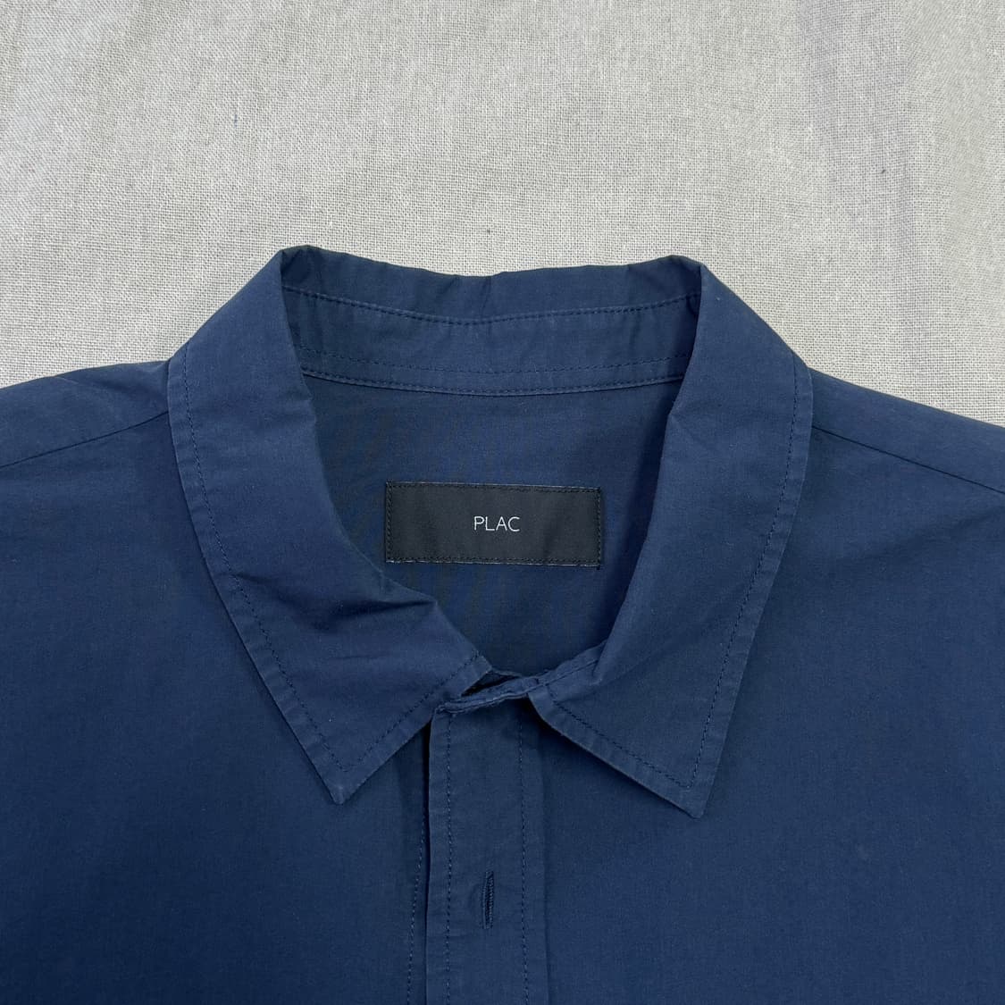 플랙진 바스락 네이비 워싱 셔츠 L(105) 상품이미지4