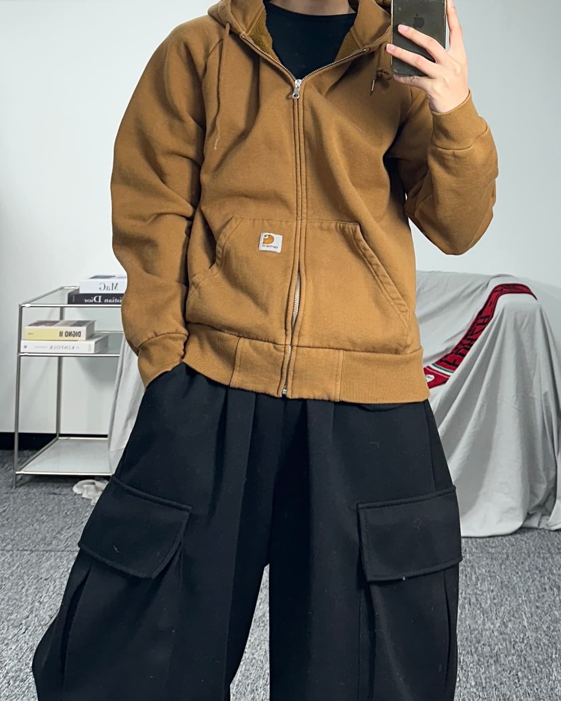 칼하트 된장 후드집업 M 상품이미지3