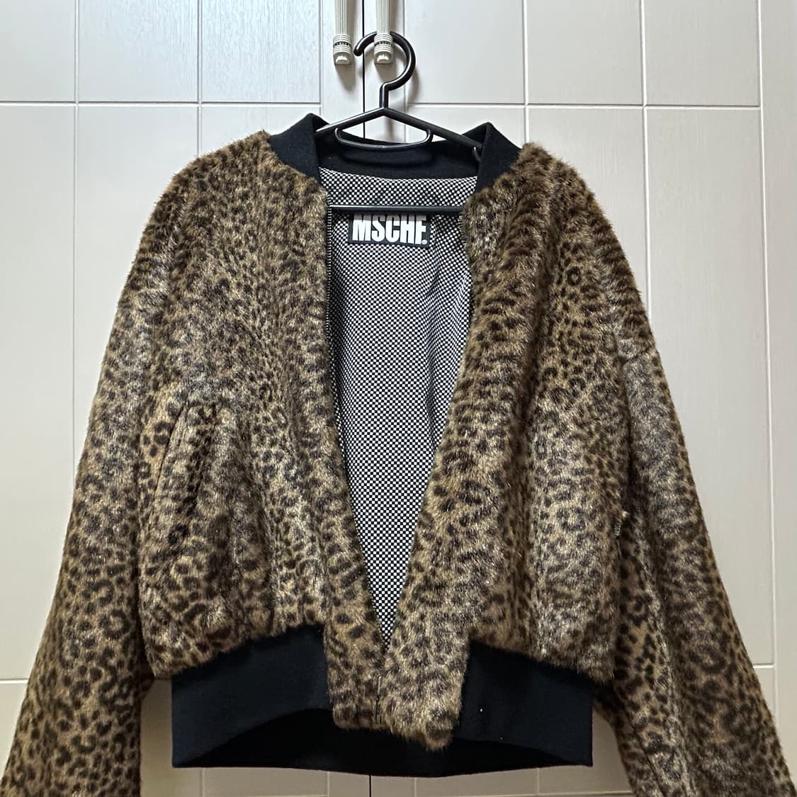 미스치프 레오파드 호피 블루종 자켓 상품이미지3
